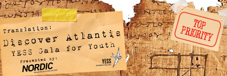 2017 YESS Gala for Youth Discover Atlantis banner