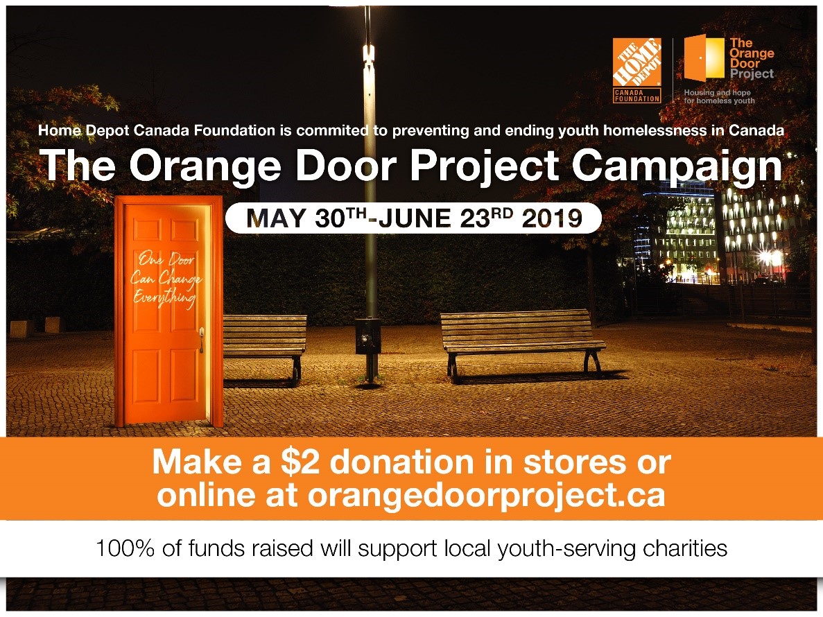 Orange Door Project at Home Depot YESS