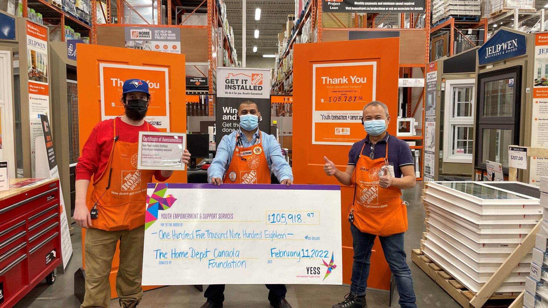 Thank You to The Orange Door Winter 2021 Campaign! YESS