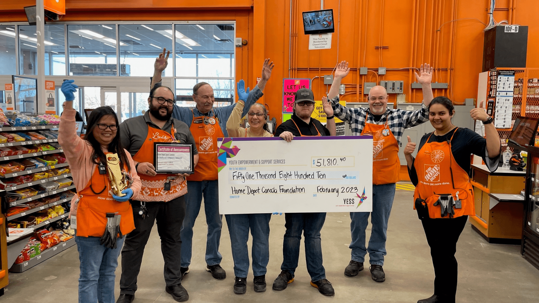 Thanks to The Orange Door Project! YESS