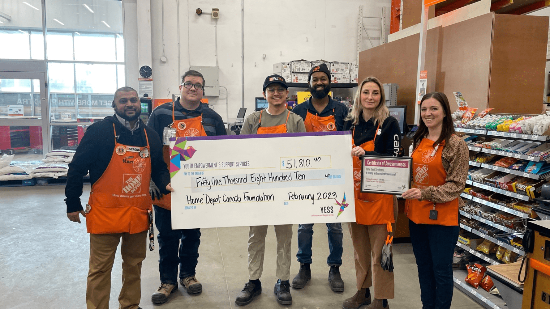 Thanks to The Orange Door Project! YESS