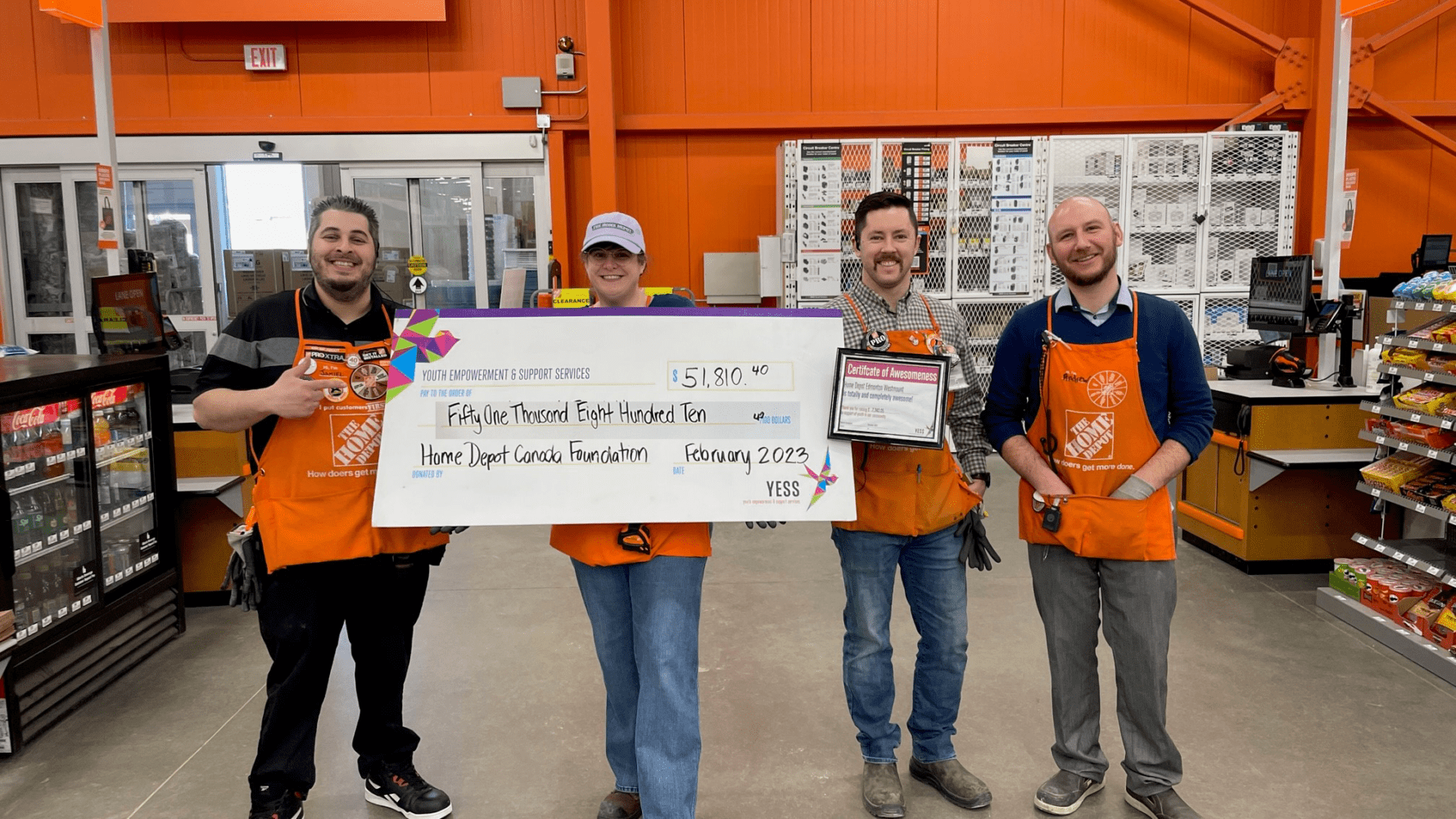 Thanks to The Orange Door Project! YESS